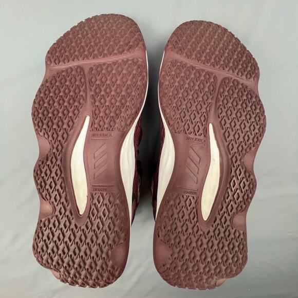 Adidas Exhibit A Mid Maroon White Basketball Shoes Texas A&M NCAA PE Mens 8.5 main image 5